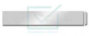 Briefkasten-Schild Alumhaus 110 x 19